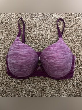 Victoria's Secret Heathered Purple Push-Up Bra